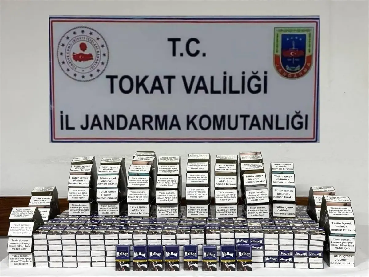 Reşadiye’de 608 Paket Kaçak Sigara Ele Geçirildi