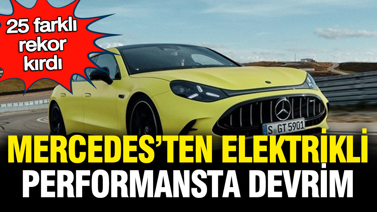 Mercedes-AMG GT 4-Kapı Coupé: Elektrikli Performansta 25 Rekorla Çığır Açıyor