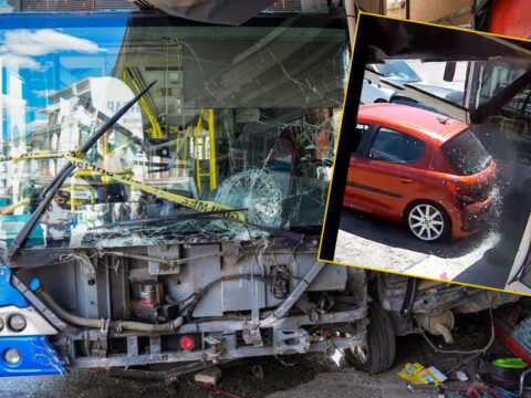 Ankarada yasanan dehsetin goruntuleri ortaya cikti otobus is yerine boyle daldi YidDmrBg